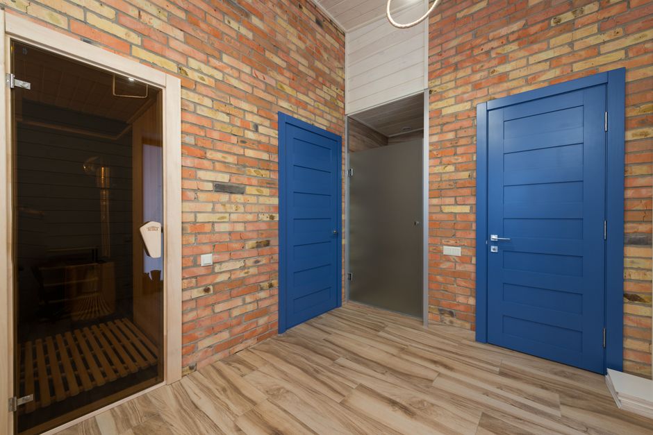 Modern interior wooden door